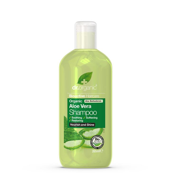 dr organic aloe vera shampoo 265ml