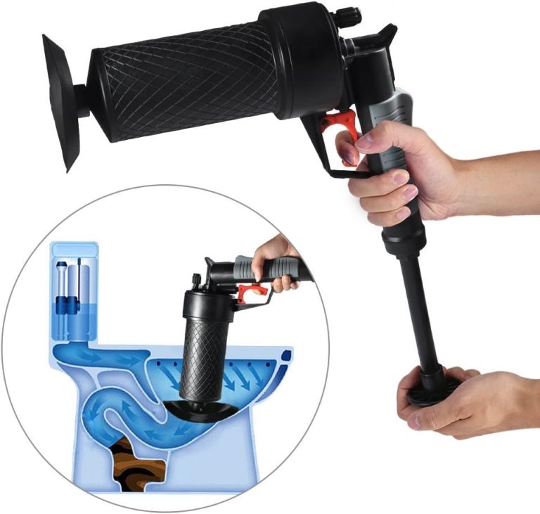 High Pressure Air Power Drain Blaster, Drain Opener for Clogged Toilet ...