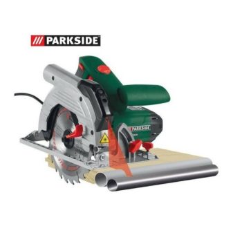 Parkside 1350W Circular Saw with Laser Guide Adjustable cutting depth and cutting angle