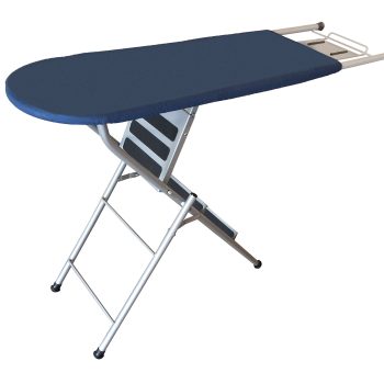 Rakshak Laddy+ Ironing Board & Anti Slip Step Ladder Combo (Blue)